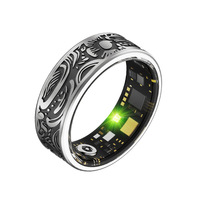 Nouvelle bague connectée 2026 de style moderne avec moniteur de fréquence cardiaque et SpO2, podomètre pour contrôle via application, personnalisable pour le sport et le quotidien