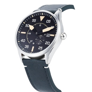 Montre mécanique pour homme de luxe haut de gamme avec bracelet en <span class=keywords><strong>cuir</strong></span> synthétique <span class=keywords><strong>saphir</strong></span> miroir, modèles MIYOTA, pour cadeau - Product Image 4