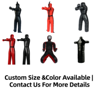 Mannequins de lutte et de grappling de styles variés, mannequins de frappe humains debout, accroupis ou suspendus pour l'entraînement au combat, taille et couleur personnalisables
