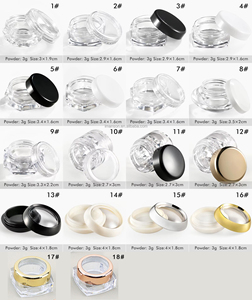 Pigments de fard à paupières scintillants effet diamant, métalliques, duo-chromes, format compact, en promotion - Product Image 6