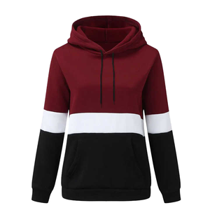 Sudaderas con Capucha de Color Sólido para Mujer, Manga Larga, Algodón, Secado Rápido, Transpirables, Estilo Casual, Bolsillo Delantero, Otoño/Invierno - Product Image 1