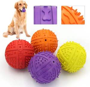 Fabrika doğrudan satış Denta eğlenceli nane taze kauçuk yönsüz top çiğnemek Bite dayanıklı diş temizleme köpek oyuncaklar - Product Image 6