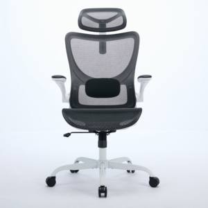 Ayarlanabilir kafalık rahat kumaş tasarımı ile Modern lüks patron sandalyesi döner ergonomik ofis mobilyaları - Product Image 4