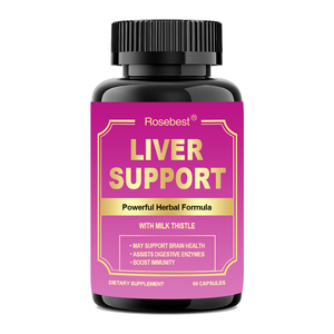 Rosebest Integratore Alimentare in Capsule per la Salute del Fegato, Formula Erboristica Personalizzata Extra Forte con Cardo Mariano - Product Image 1