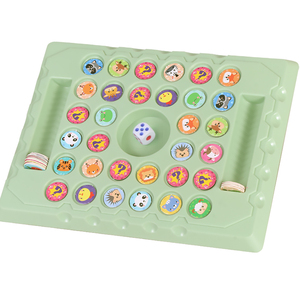 パズル楽しい反転チェス子供たちが同じチェスゲームを探している親子インタラクティブボードゲーム動物反転チェスおもちゃ - Product Image 1