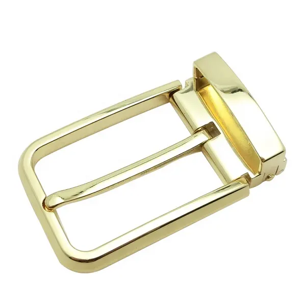 05740 35mm gold color plated belt buckles for men