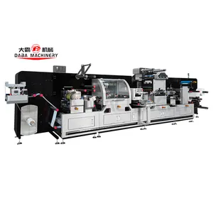 label flexo printing rotary die cutting finishing and converting machine