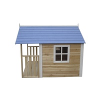 Maisonnette de jeu en bois pour l'extérieur, avec porte et fenêtres fonctionnelles