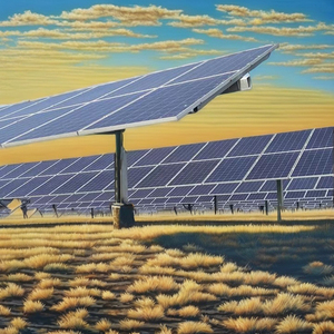 Hệ thống theo dõi PV năng lượng mặt trời trục đơn hệ thống lắp đặt Bảng điều khiển năng lượng mặt trời hiệu quả phổ quát Bảng điều khiển năng lượng mặt trời cực gắn khung - Product Image 3