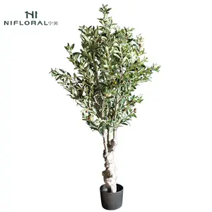 Made in China Big Size Tree Nearly Natural Plastic Olive Plants Indoor Decorative Indoor Tree