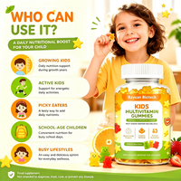 Proveedor y Distribuidor de Vitaminas de Fábrica, Fabricación por Contrato B2B, Marca Blanca, Gomitas Multivitamínicas para Niños