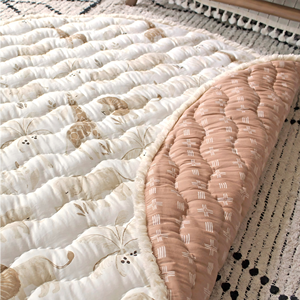 Tapis de jeu pour bébé 56 x 42 pouces, coussin de ramper en coton, tapis de crèche en coton - Product Image 5