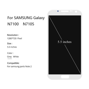 Màn Hình Cảm Ứng Lcd SAMSUNG <span class=keywords><strong>Note</strong></span> 2, Màn Hình Lcd 5.5 Inch Cho <span class=keywords><strong>Galaxy</strong></span> Note2 <span class=keywords><strong>N7100</strong></span> N7105 Màn Hình Điện Thoại Di Động Lcd - Product Image 6