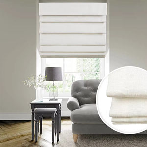 Persianas Romanas SAMADHI con Control Eléctrico Inalámbrico, Persianas Inteligentes Opacas de Tamaño Personalizado, Persianas Romanas Plisadas con Control Eléctrico Inalámbrico - Product Image 2