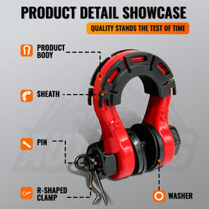 AUTOBOTS Manilles de charge d'ancrage robustes et robustes personnalisées Manilles d'arc en acier au carbone tout-terrain Manille <span class=keywords><strong>à</strong></span> <span class=keywords><strong>anneau</strong></span> en D Type Us - Product Image 3