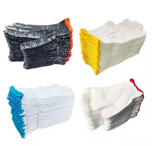 Shuoya 7 10 Máy Đo Trắng Cotton Dệt Kim Găng Tay Cắt Phòng Chống Tay Găng Tay An Toàn Cho Công Việc