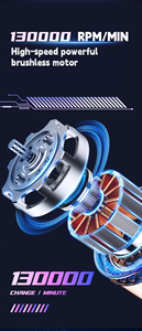 Souffleur d'air 130000 tr/min, pulvérisateur d'air comprimé haute pression à faible bruit pour le nettoyage de la maison et du bureau - Product Image 4