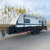 CAMPTRL Camping-car compact et léger, facile à remorquer, idéal pour les aventures de camping en solo ou en couple au week-end