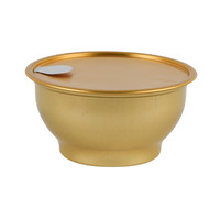 Boîtes de bol alimentaire en aluminium 955 # pour emballage de nid d'oiseau de soupe de bouillie alimentaire instantanée