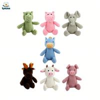 Jouet à mâcher couineur pour chien en peluche, motifs cochon, éléphant, élan, taille personnalisée, fabrication sur mesure, vente en gros, ODM, certifié CE