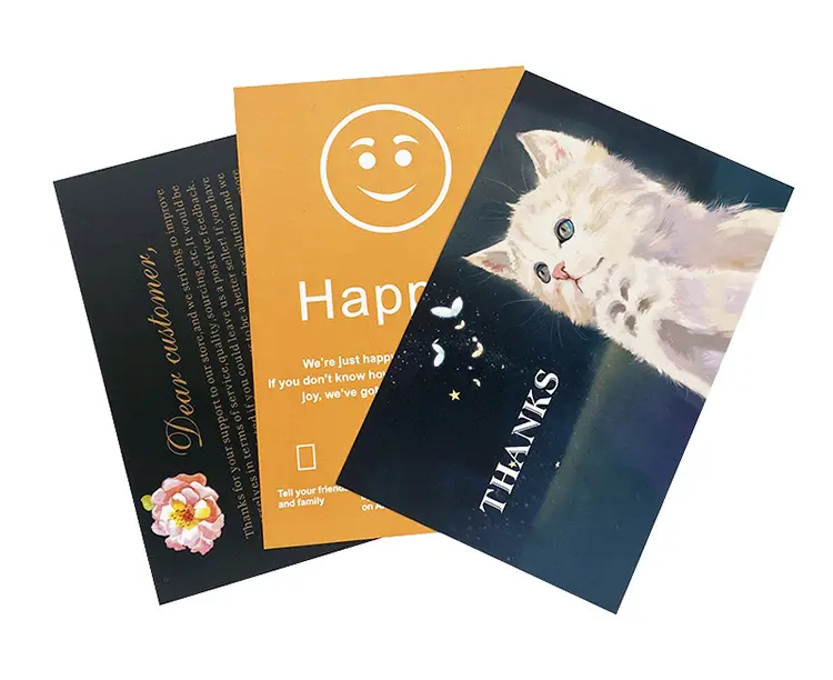 Tarjetas de negocios de tacto suave personalizadas, papel de colores, tarjetas de agradecimiento, tarjetas de papel personalizadas