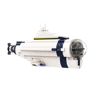 Funbuild Subnautica <span class=keywords><strong>Cyclops</strong></span> Warship Blockモデルビルディングトイサイクロプス船深海海底ビルディングブロックセット - Product Image 1