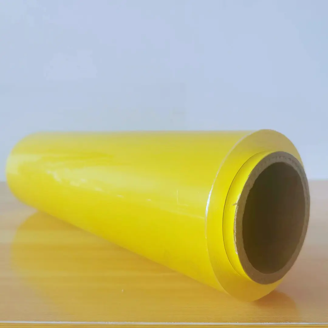 Food Wrapping PVC Stretch Cling Film Food Grade Transparent 13mic 2000m Jumbo Roll