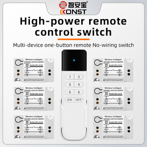 Konst 433Mhz điều khiển từ xa phổ không dây từ xa chuyển đổi AC 220V 30A Relay <span class=keywords><strong>Receiver</strong></span> 3000m RF <span class=keywords><strong>transmitter</strong></span> cho Máy bơm nước/trang trại - Product Image 3