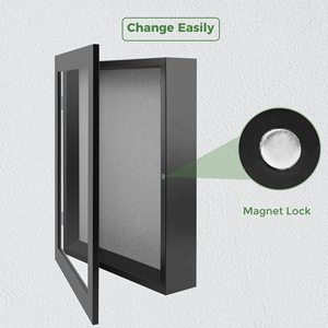 Kích Thước Tùy Chỉnh Gỗ Phote Khung Phía Trước Mở Độ Sâu Hiển Thị Hộp Tường Và Bàn Hiển Thị Bộ Nhớ Hộp 6 Pins Bao Gồm - Product Image 6