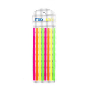 Waterproof Pet Transparent Long Bar Highlighter Tape Sticky Notes Fluorescent Index Label for <strong>Annotating</strong> Books - Product Image 4