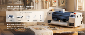 Impresora DTF A3 con cabezal de impresión XP600 y horno, solución de impresión todo en uno para varios tejidos, compatible con Drop Shipping - Product Image 4