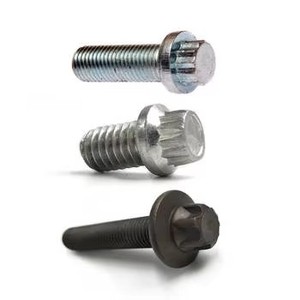 Perno hexagonal con brida de zincado a medida, de acero inoxidable, rosca fina ISO/DIN, para reemplazo y reparación - Product Image 2