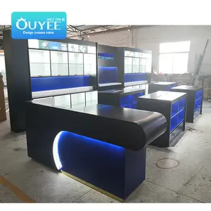 Top Fashion Cellphone Display Showcase Glass Counter Cell Store Interior Shop Fitout Mobile Phone Shop Design