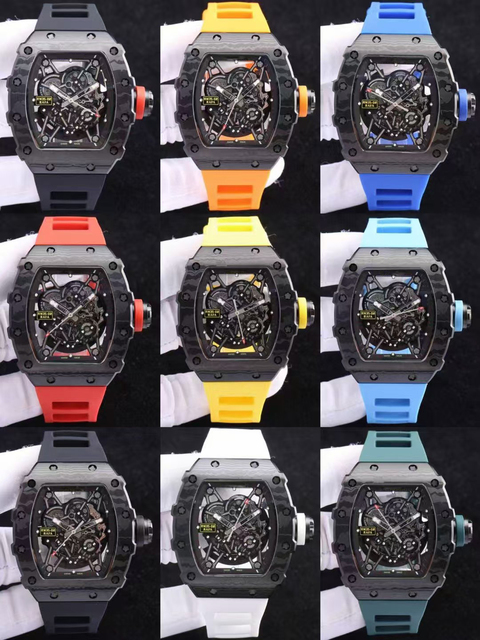 2026 Bestselling 35-02 High-Quality Men's Mechanical Watch, Luxury Fashion Hollow Watch with Carbon Fiber and Sapphire Crystal