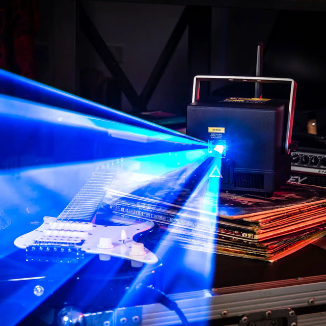 WIFI RGBW LASER LIGHT DIY SHOW PROJECTORS with Sound-Activated Control Mini Size