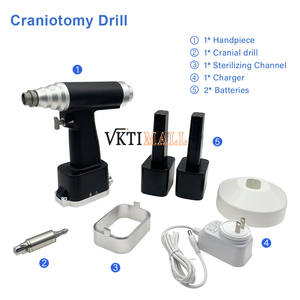 جهاز حفر جمجمة العظام ، جهاز حفر جمجمة كهربائي لجراحة الأعصاب ، جهاز حفر جمجمة ، أداة جراحة عظمية بيطرية - Product Image 2