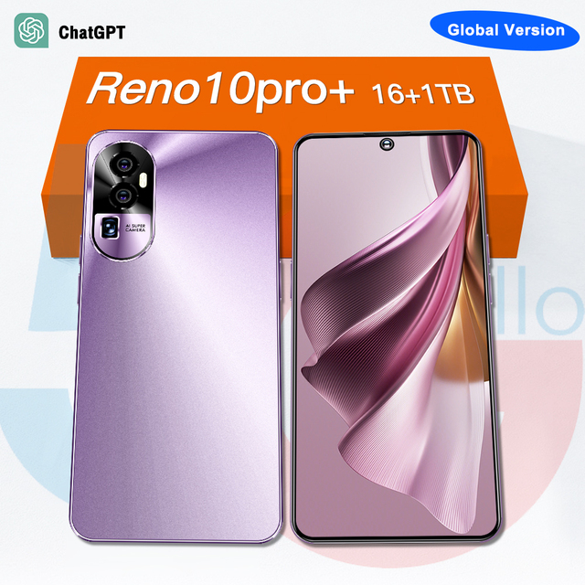 Global Edition Reno10 Pro Android Smartphone Real 4G LTE 108MP High Camera Unlocked Phone