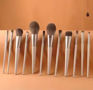Ensemble de pinceaux de maquillage personnalisés 12 pièces professionnels de haute qualité pour les yeux nouveau design avec <span class=keywords><strong>utilisation</strong></span> de correcteur - Product Image 1