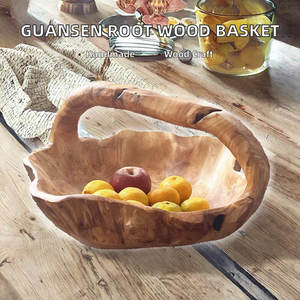 Tazón Decorativo Hecho a Mano de Madera de Acacia Ecológica y Resistente, Recipiente para Dulces, Decoración del Hogar, con Logotipo Personalizable en Color - Product Image 2