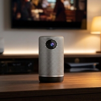 V6Q Smart Home Theater Video Laser LED Mini Projecteur Portable Extérieur Ultra Android 14 Wi-Fi à Courte Portée