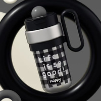 Nouvelle Tasse Thermos Isotherme Portable en Acier Inoxydable Style Dopamine avec Infuseur à Thé, Double Usage pour Café