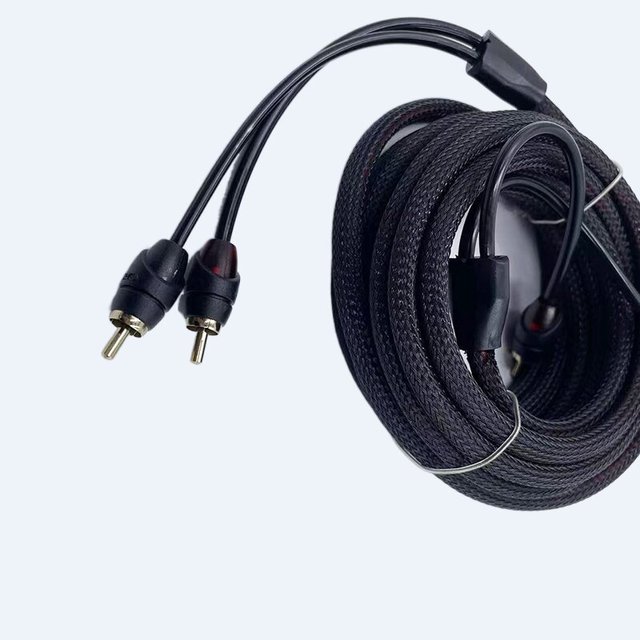 Rca Cord Twisted Pair 5.0m Cable Rca Male to Male Adapter Cable
