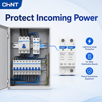 Dispositif de protection contre les surtensions CHINT NXU-I+II 25kA Type 1+2 275V 385V Rail DIN SPD
