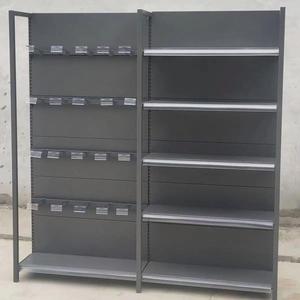 Espositore per Gondola al dettaglio su due lati resistente per <span class=keywords><strong>la</strong></span> <span class=keywords><strong>spesa</strong></span> di alimentari dei grandi magazzini del supermercato metallizzato - Product Image 3