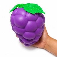 Jouet Squishy Géant en Forme de Raisin, Jouet à Presser Réaliste en Forme de Fruit, à Remontée Lente et Rebond Rapide, Jouet Sensoriel Anti-Stress, Unisexe, 14 Ans et Plus