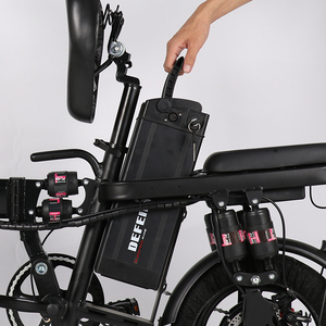 Factory Wholesale Cheap Electric Folding Bike 14inch Electric Bike 48v10Ah Adults City Hybrid 400w Electric Bicycle Scooters - Product Image 6