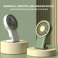 Ventilateur de poche rechargeable de haute qualité, mini ventilateur USB portatif pour le bureau, ventilateur manuel de refroidissement à air