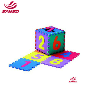 Material Eva <span class=keywords><strong>tatami</strong></span> Esteras del rompecabezas alfombra Deporte para el bebé jugar con 10 números - Product Image 1