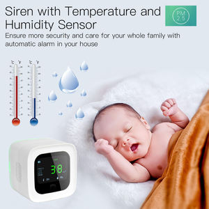 เครื่องตรวจวัดคุณภาพอากาศอัจฉริยะ 6 in 1 ยี่ห้อ Tuya Wifi ตรวจจับ PM 2.5, VOC, HCHO, CO2, อุณหภูมิ และความชื้น - Product Image 4