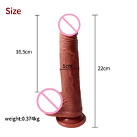 Sensation de peau gode réaliste matériau souple énorme gros pénis avec ventouse jouets sexuels pour femme Masturbation féminine sex shop %